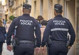 Agentes de la Policía Local.