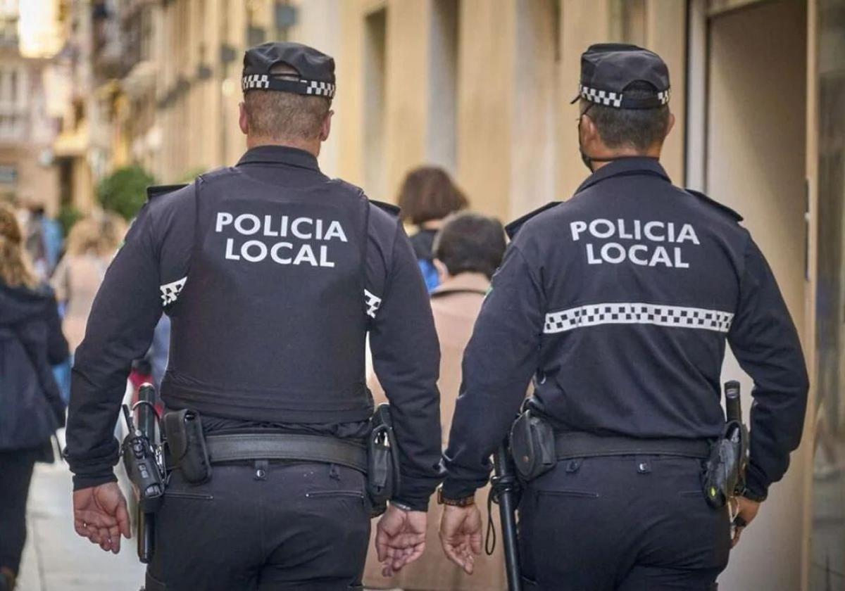 Agentes de la Policía Local.
