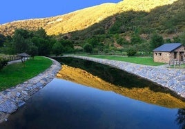 Playa fluvial de San Facundo.