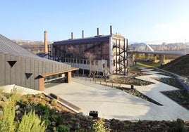 Exterior del Museo de la Energía de Ponferrada.