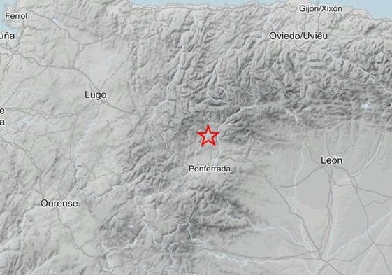 Epicentro del terremoto.