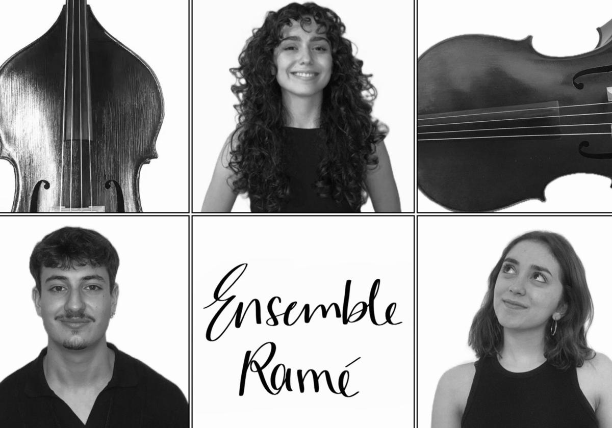 Algunos de los miembros de Ensemble Ramé.