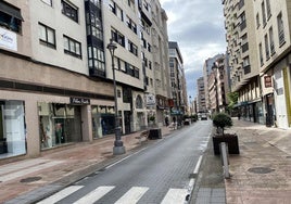 Imagen de la calle Camino de Santiago de Ponferrada.