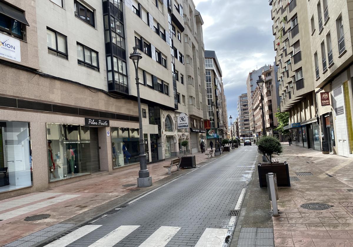 Imagen de la calle Camino de Santiago de Ponferrada.