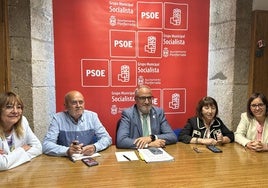 Concejales del PSOE en el Ayuntamiento de Ponferrada.