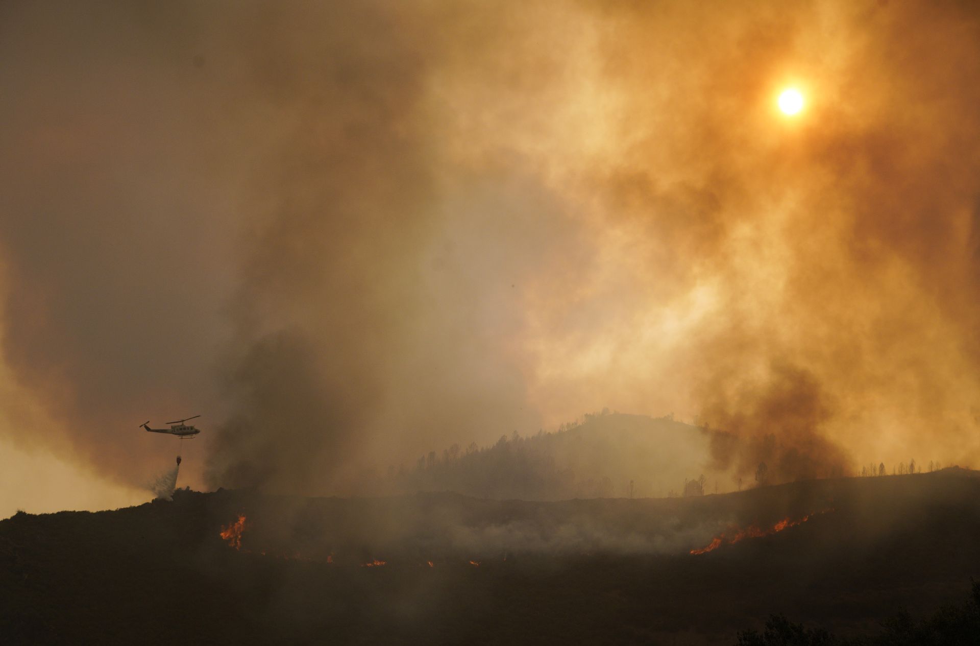 El incendio de Paradiñas declarado de nivel 2