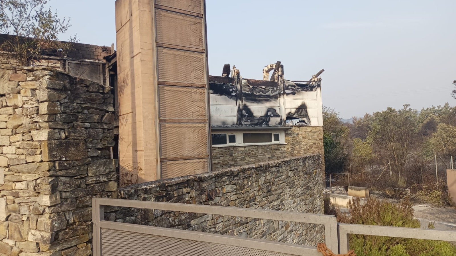 Las imágenes del incendio en Las Médulas