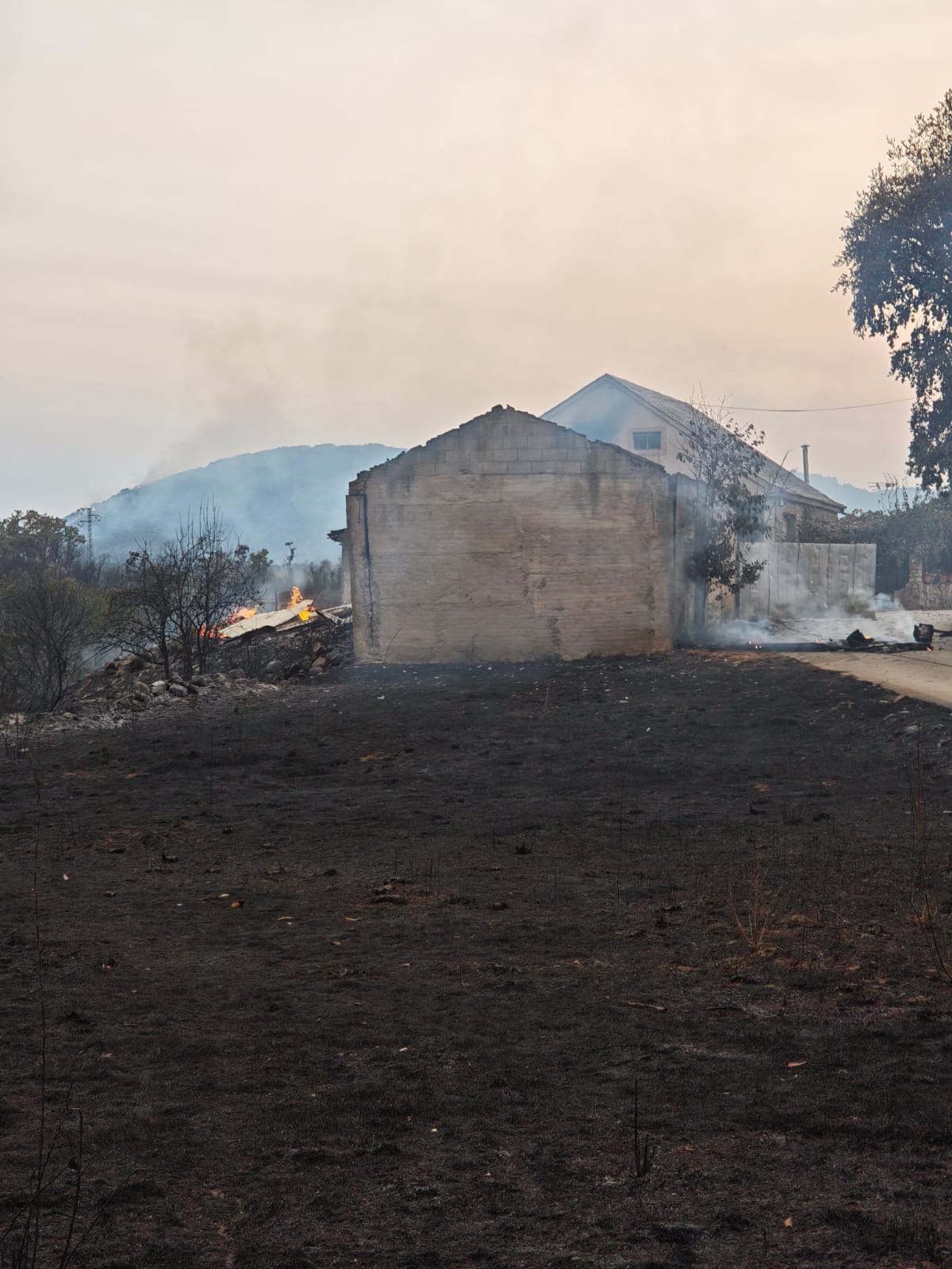 Las imágenes del incendio en Las Médulas