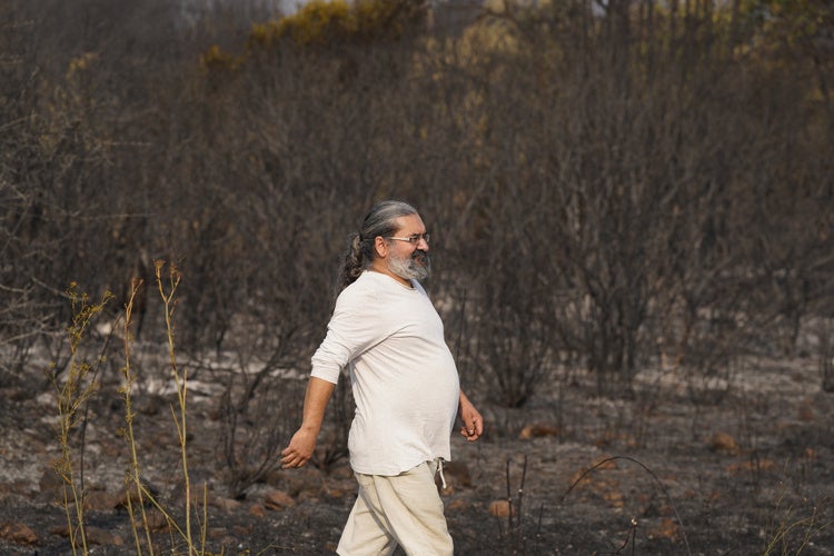 Incendio en Las Médulas.