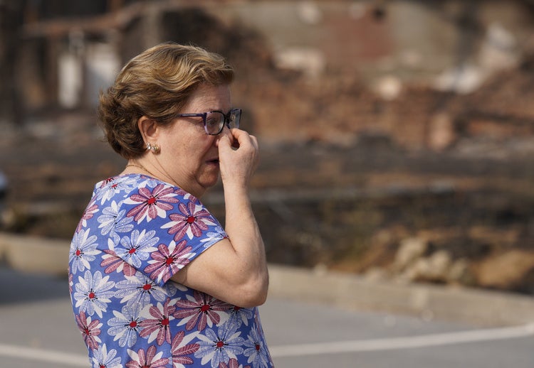 Incendio en Las Médulas.