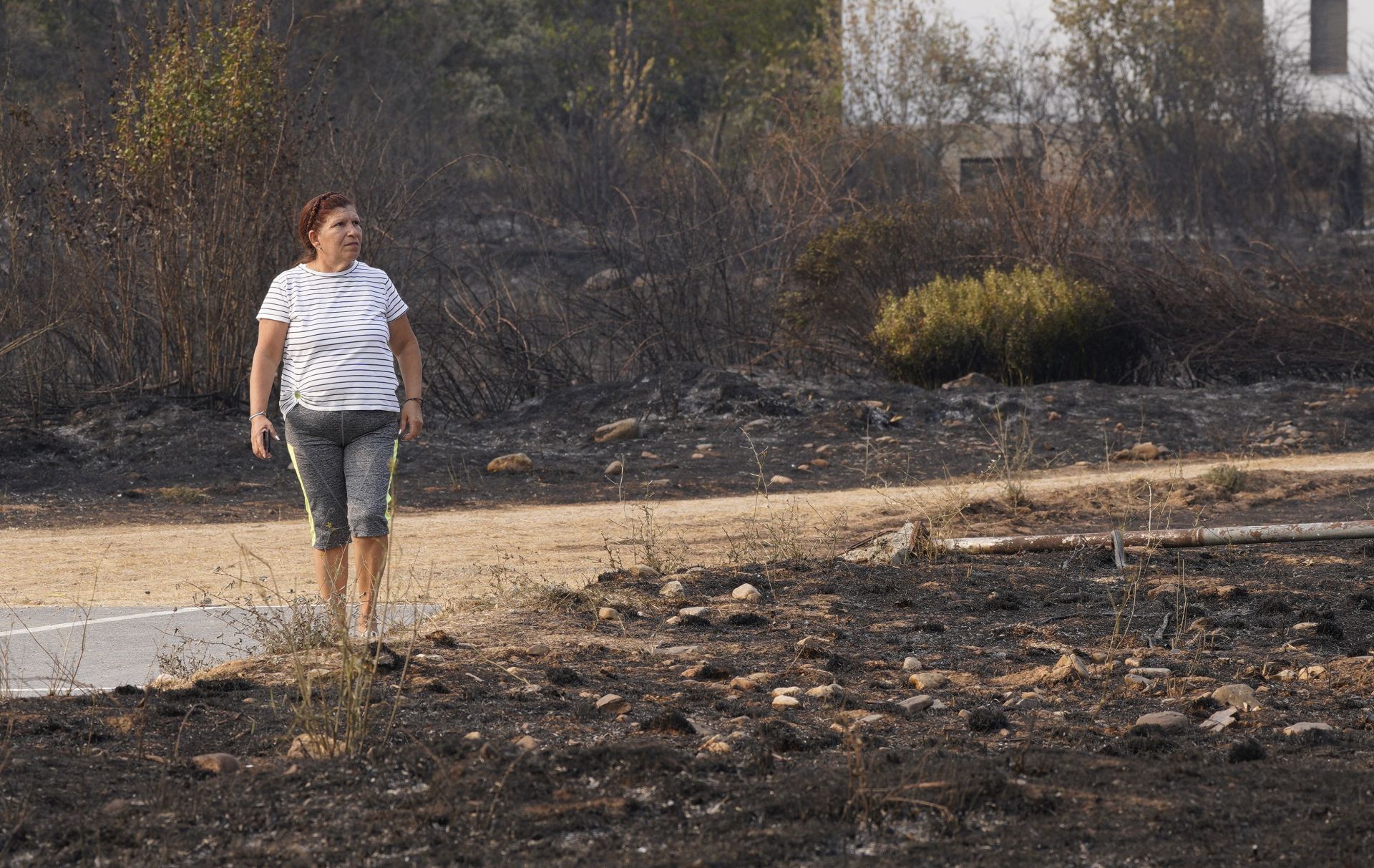 Incendio en Las Médulas.