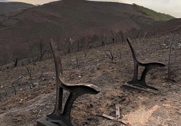 Imágenes del incendio de Las Médulas.