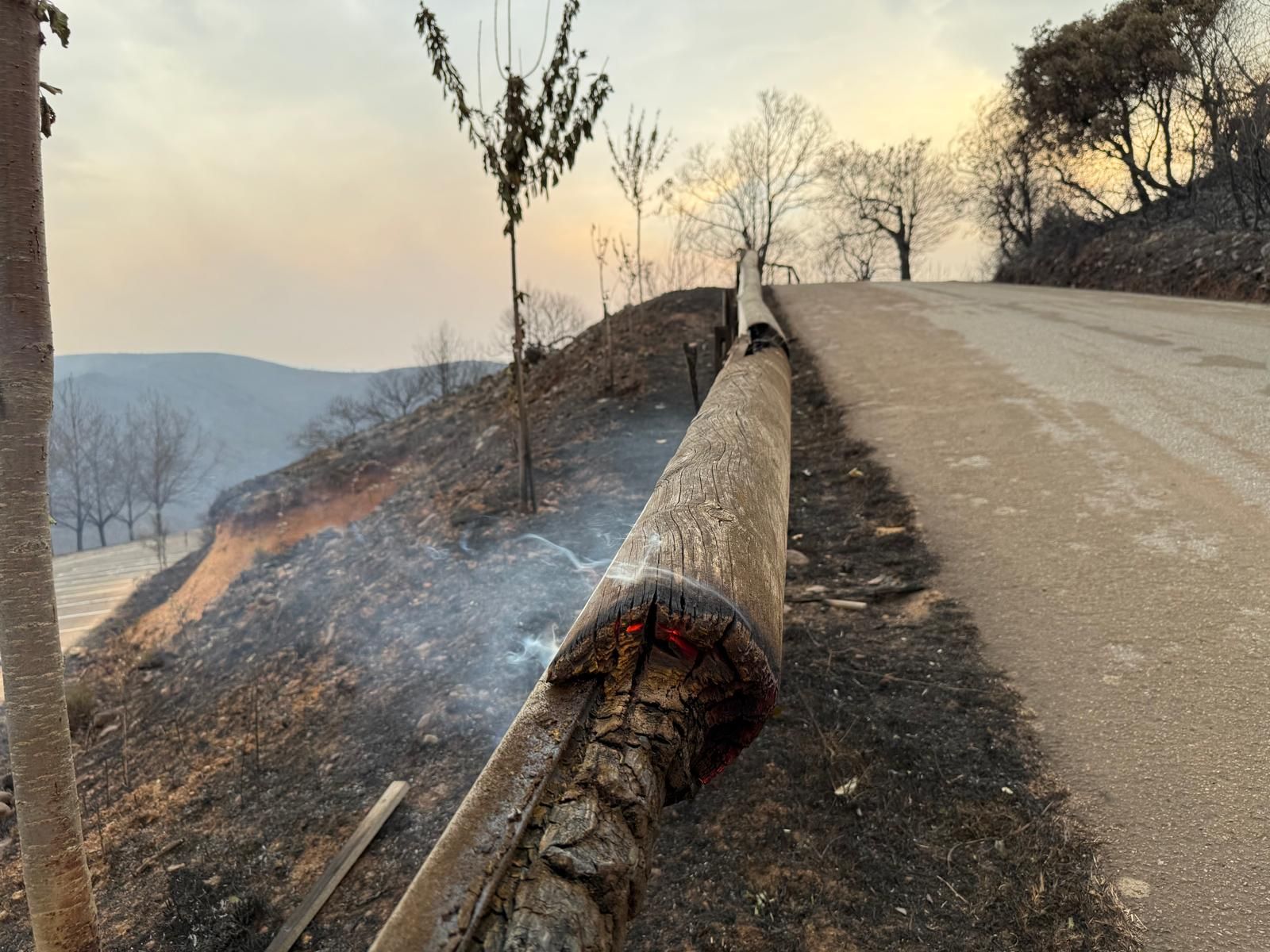Así han quedado Las Médulas tras el incendio
