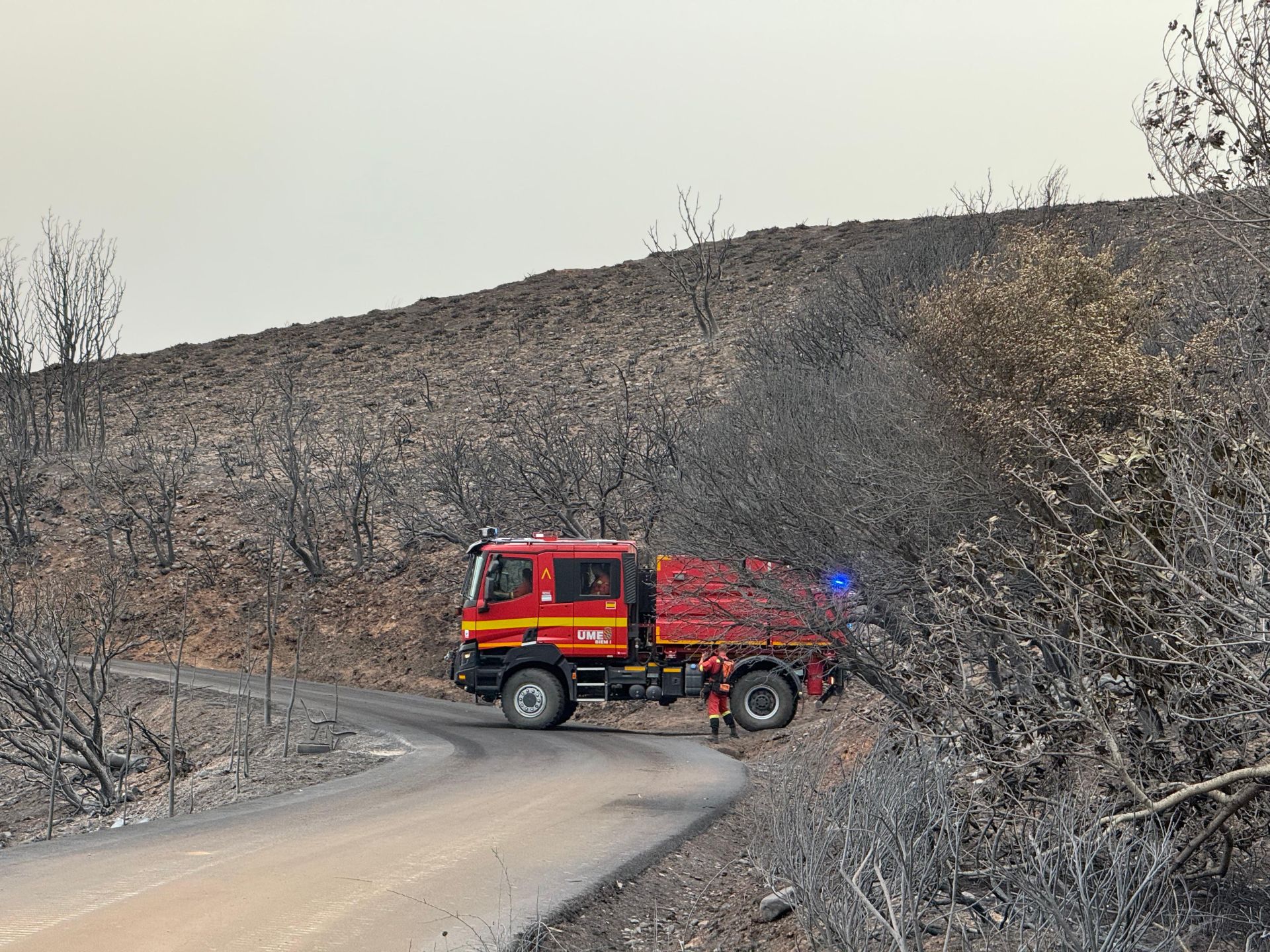 Así han quedado Las Médulas tras el incendio