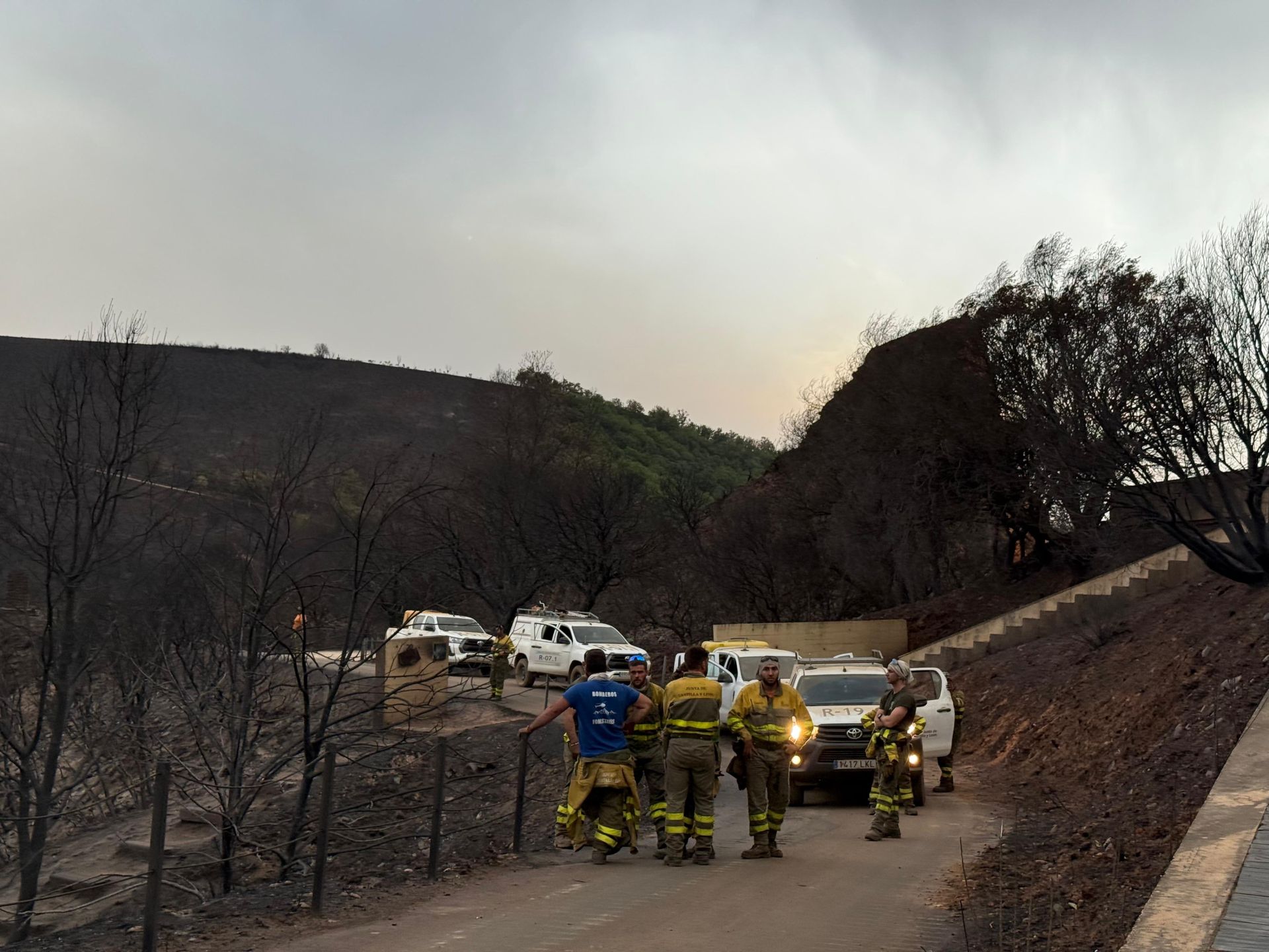 Así han quedado Las Médulas tras el incendio