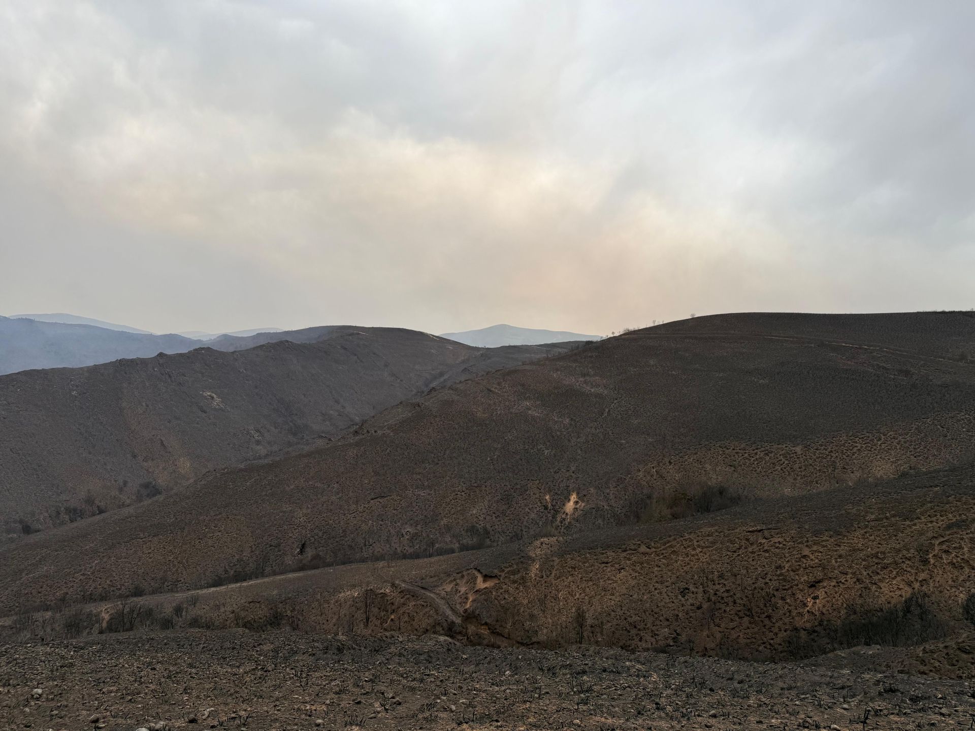 Así han quedado Las Médulas tras el incendio