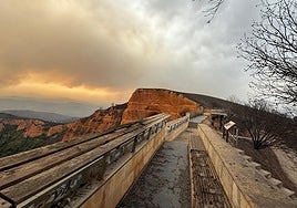 Las Médulas y sus alrededores quemados