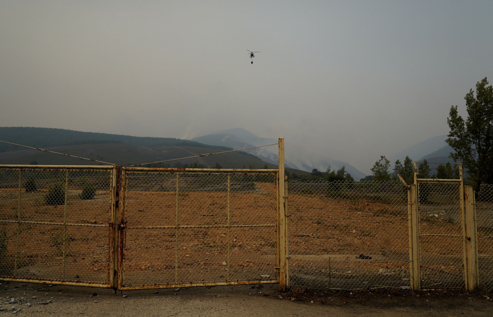 Incendio en Anllares del Sil.
