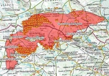 El incendio de León y Zamora, camino de convertirse en el peor de la historia de España