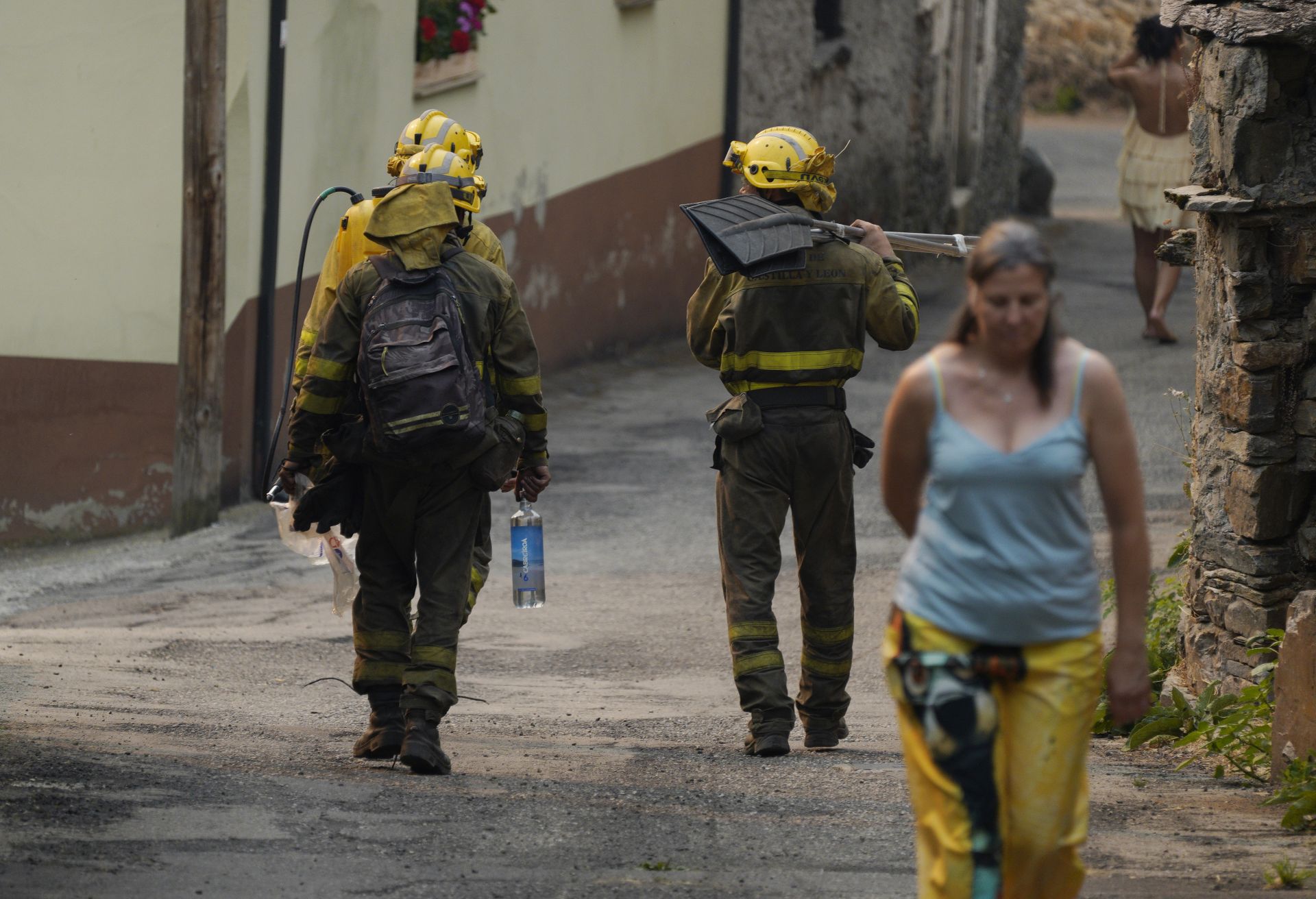 Incendio forestal en Salientes