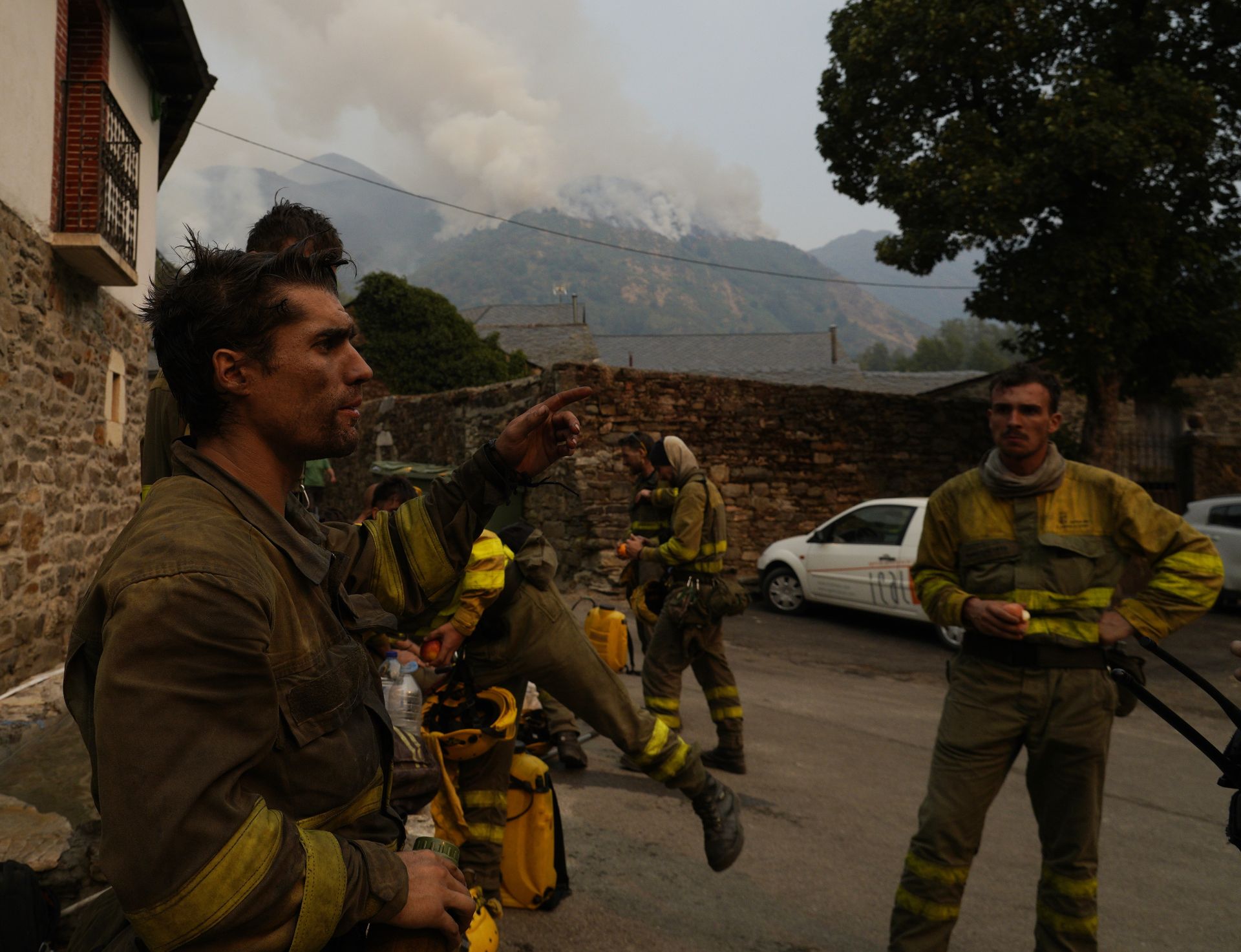 Incendio forestal en Salientes