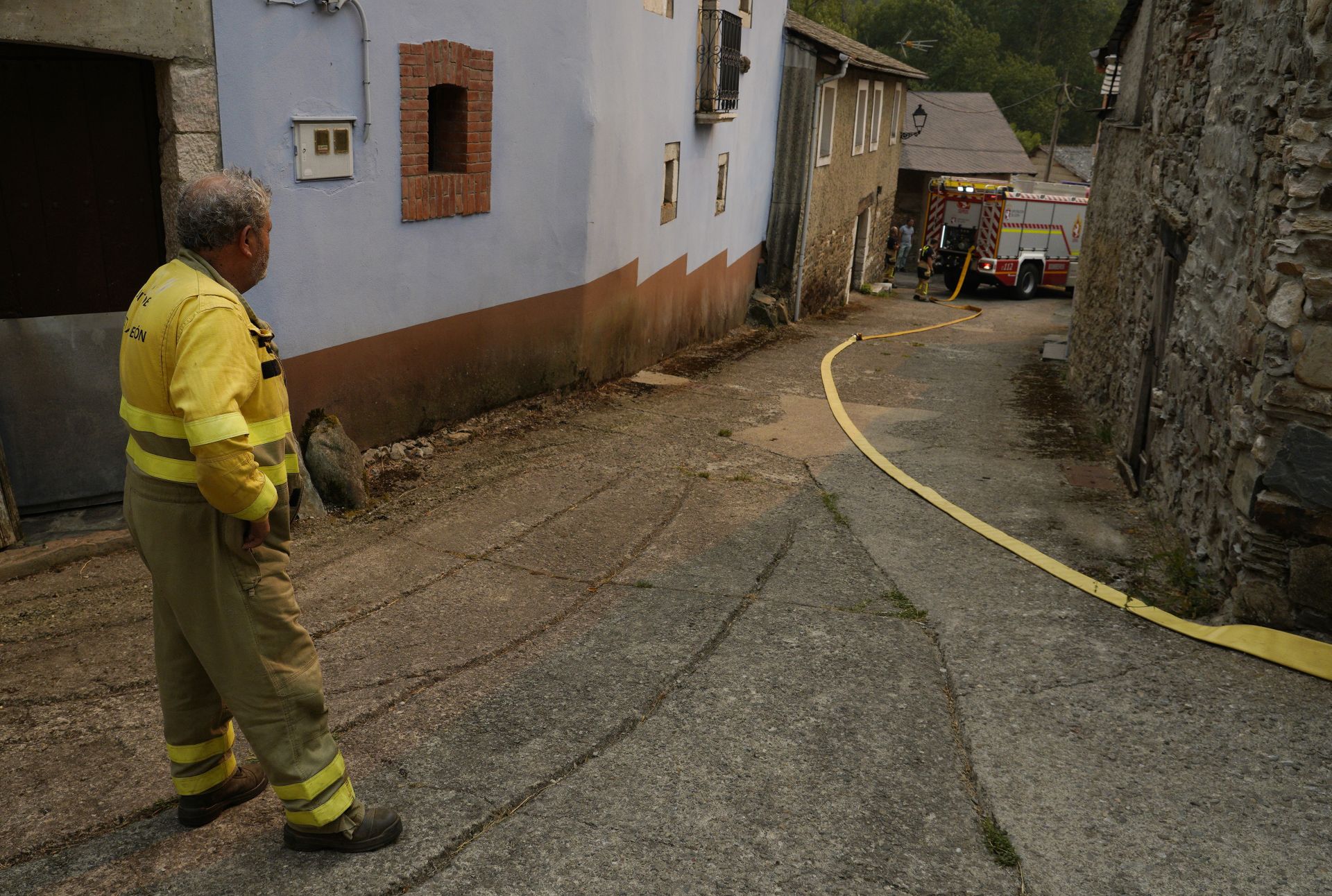 Incendio forestal en Salientes