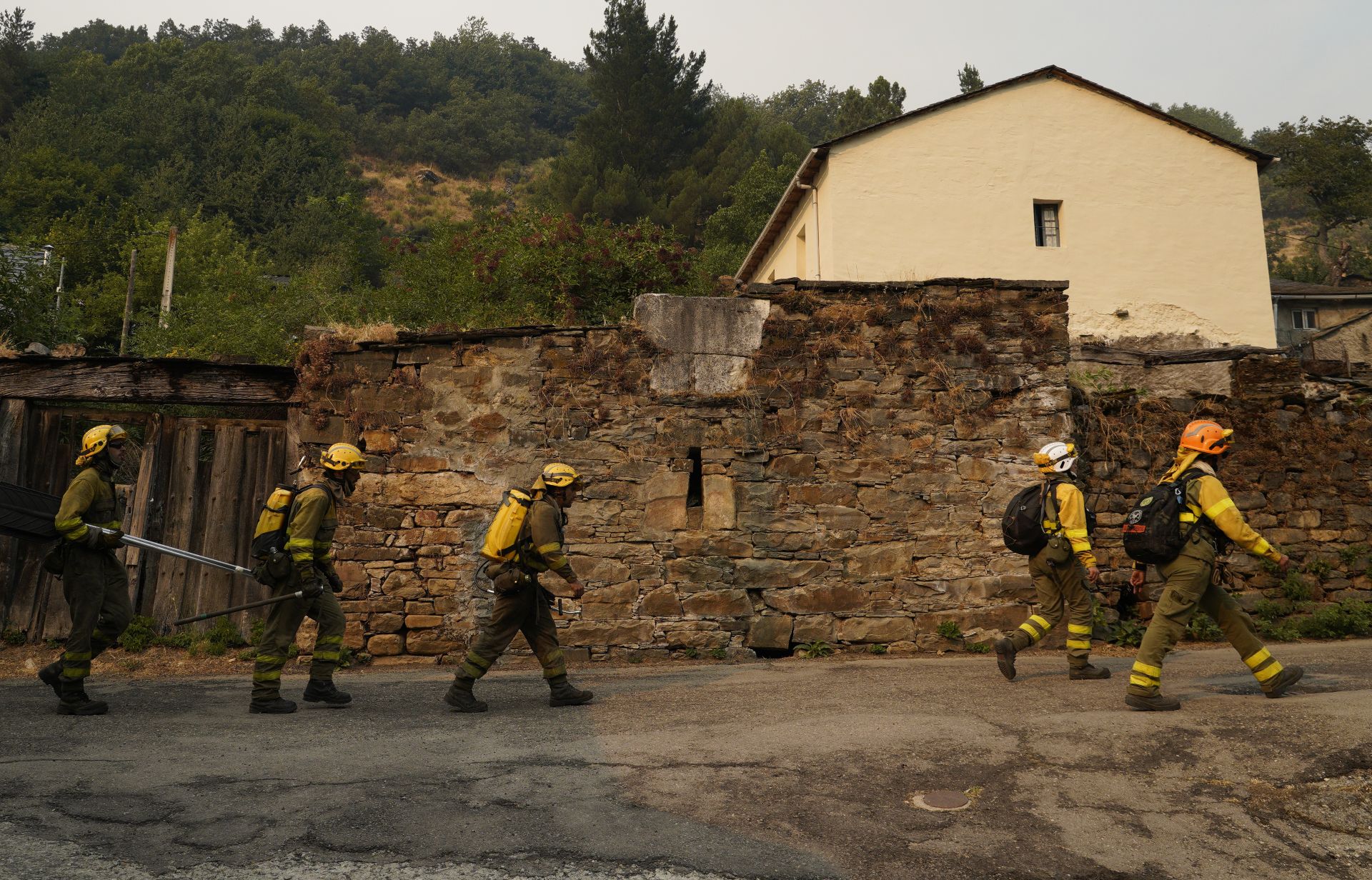 Incendio forestal en Salientes