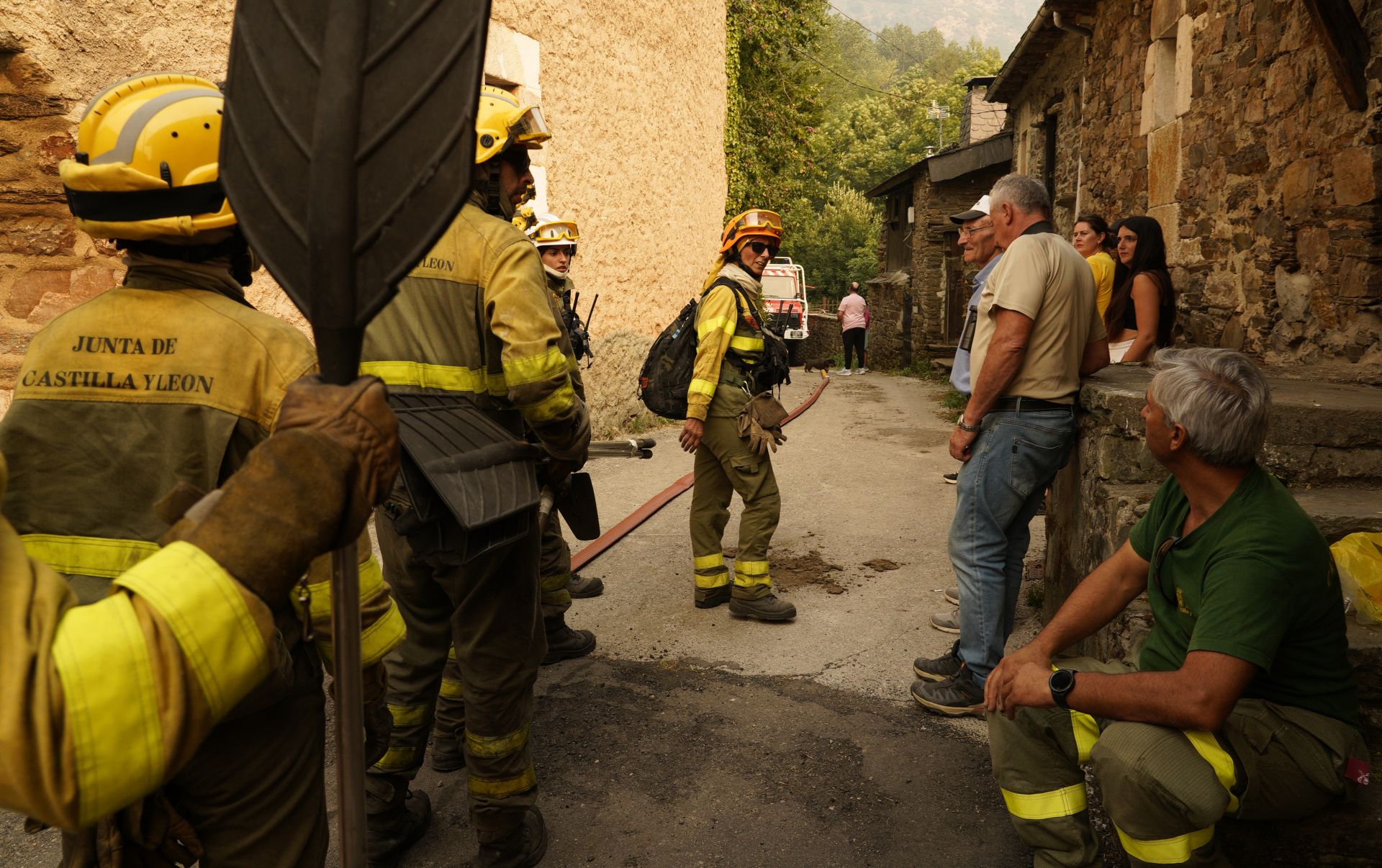 Incendio forestal en Salientes