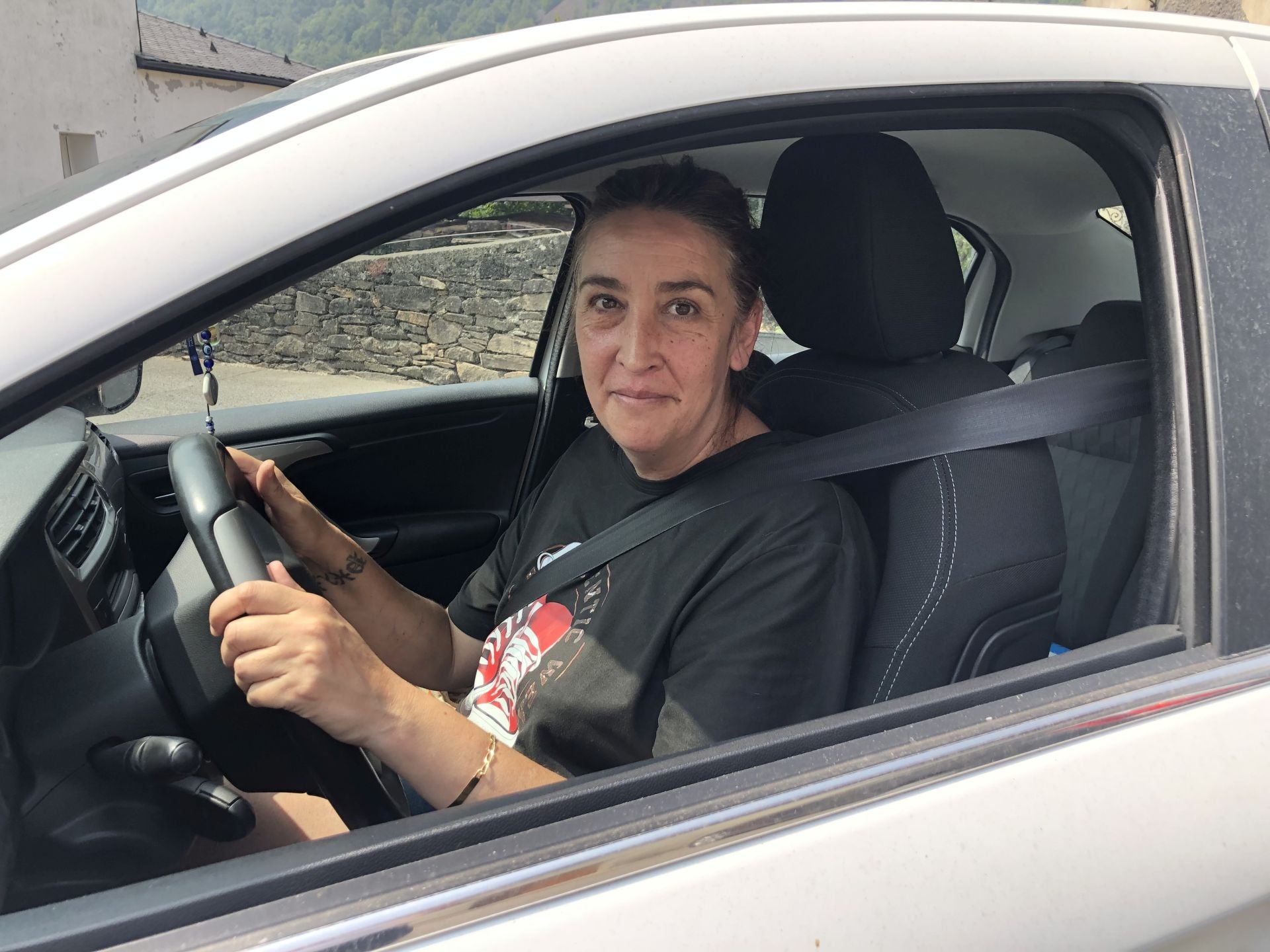 Ruth González, vecina de Orallo.