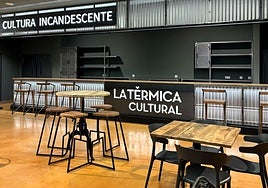 Cafetería de la Térmica Cultural.