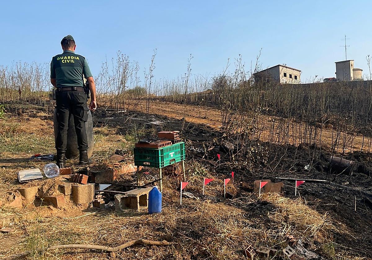 Imagen del incendio de Molinaseca