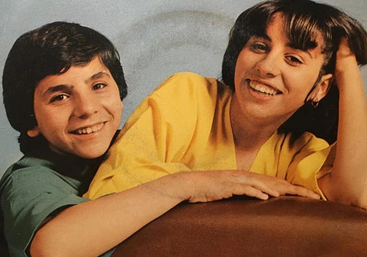 Imagen de una portada de uno de los discos de Tito y Tita.