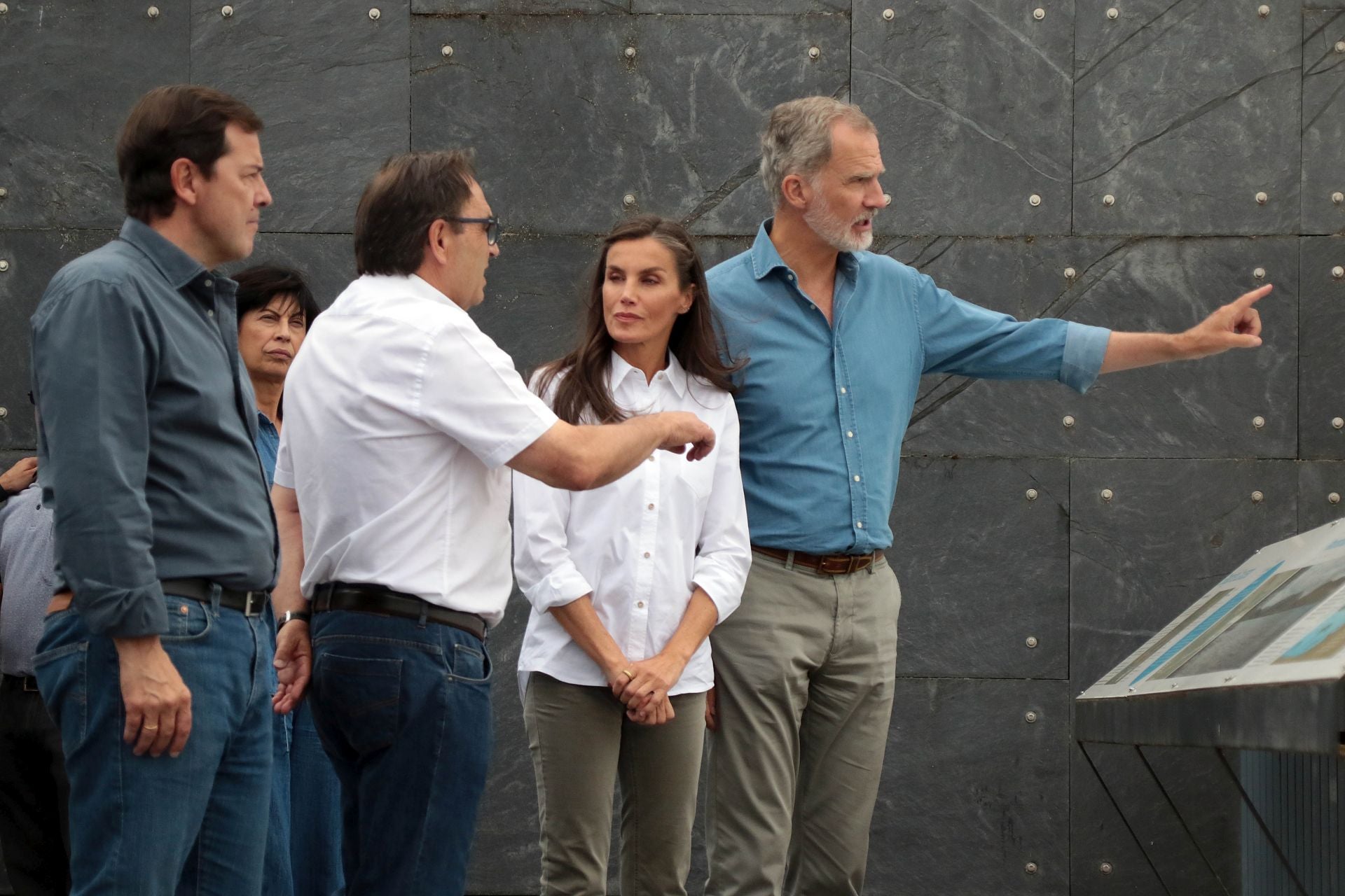 Los reyes visitan Las Médulas