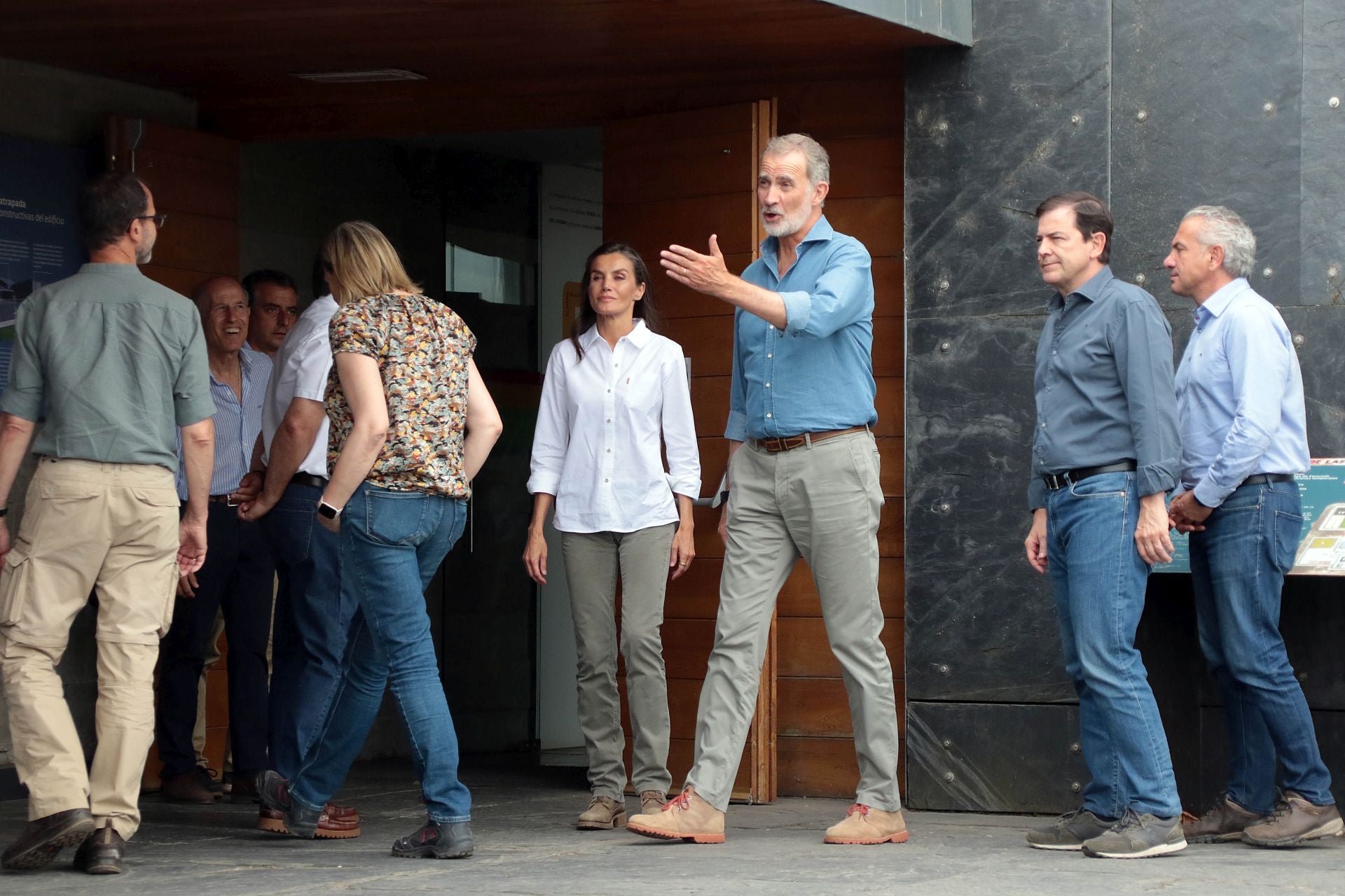 Los reyes visitan Las Médulas