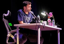 Joaquín Pajarón en una de sus actuaciones.