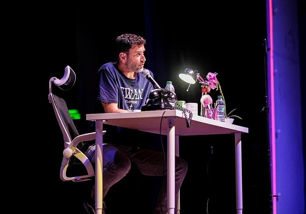 Joaquín Pajarón en una de sus actuaciones.