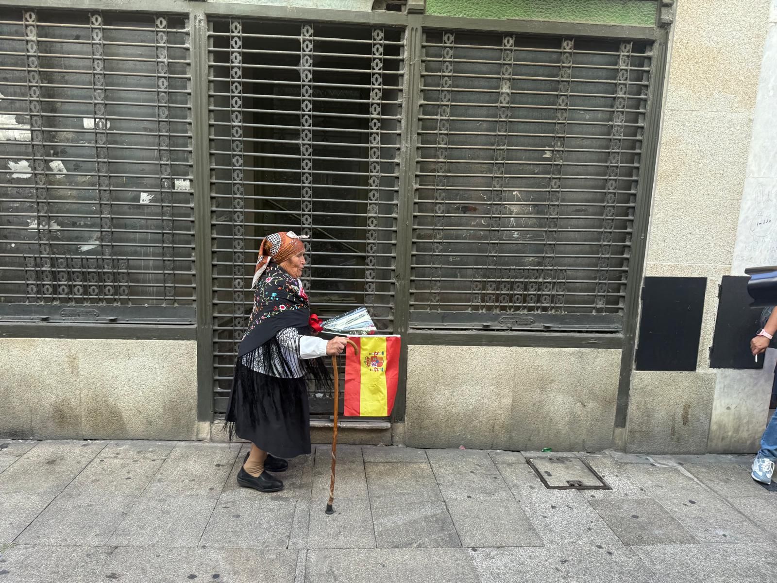 Imagen de la concentración ciudadana para protestar sobre la gestión de los incendios en el día de El Bierzo.