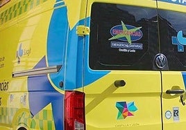 Ambulancia del Servicio de Emergencias 112 de Castilla y León.