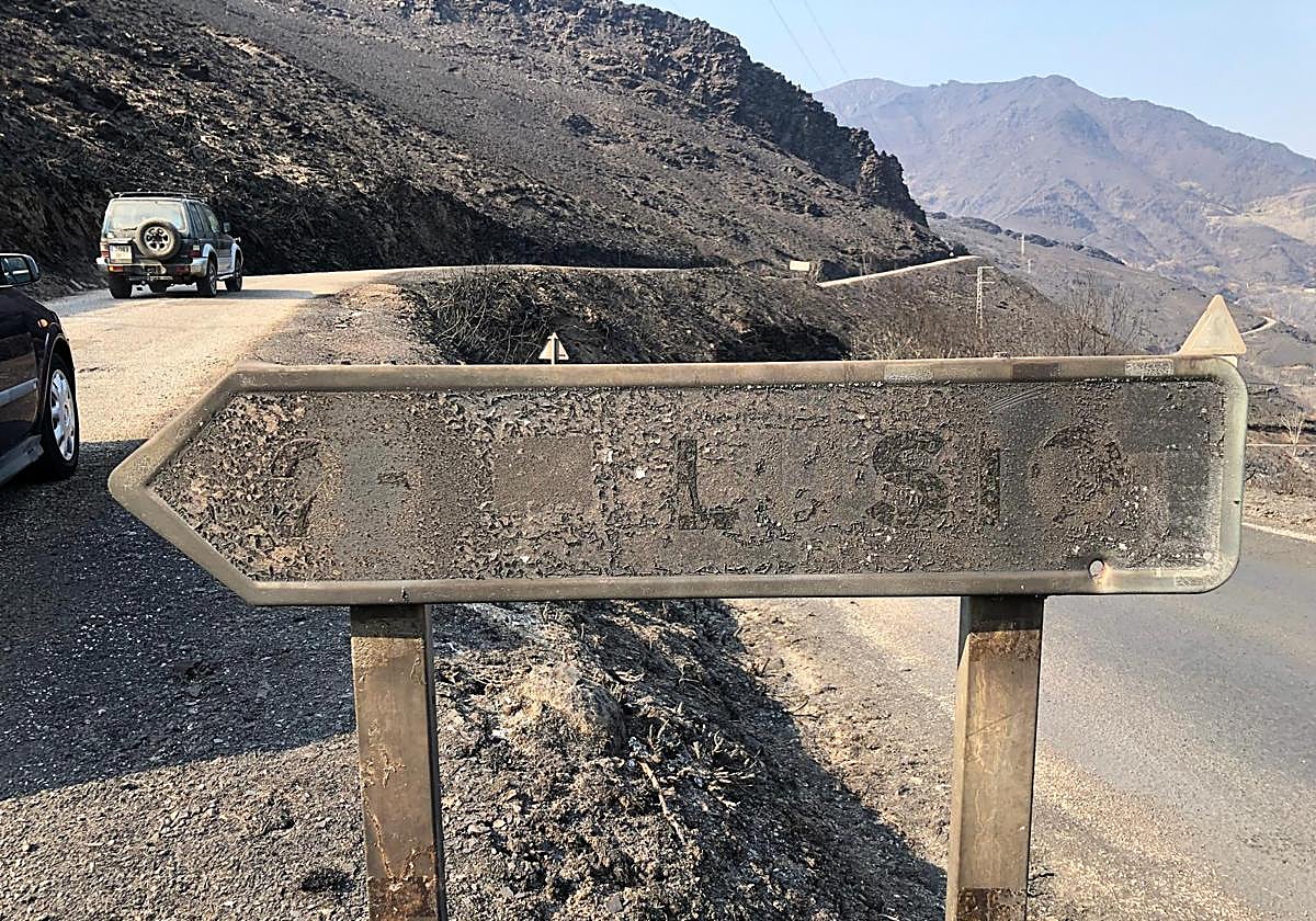 Lusio, uno de los pueblos afectados en el Bierzo.