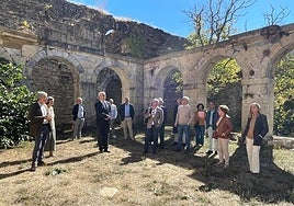 Reunión de la Comisión Territorial de Patrimonio en el Monasterio de Montes de Valdueza.