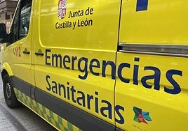 Ambulancia del Servicio de Emergencias 112 de Castilla y León.