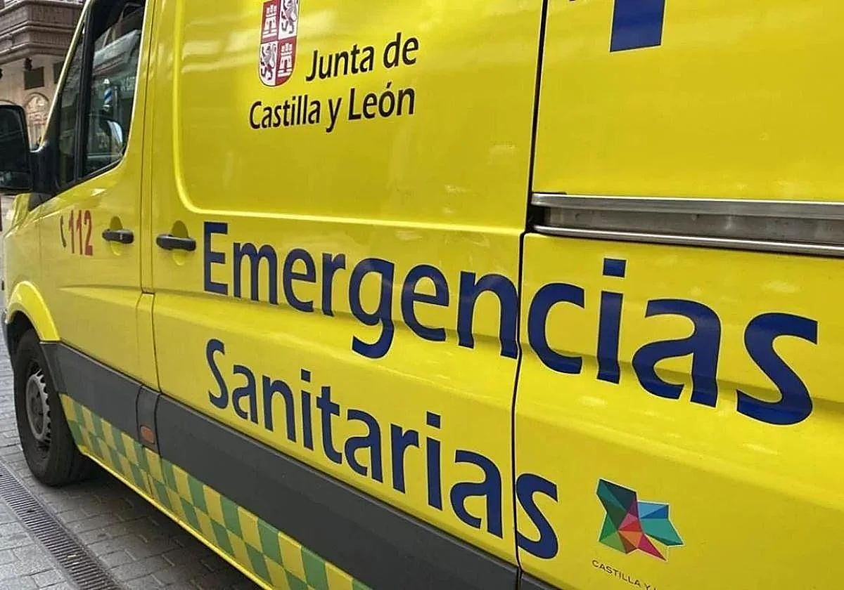 Ambulancia del Servicio de Emergencias 112 de Castilla y León.