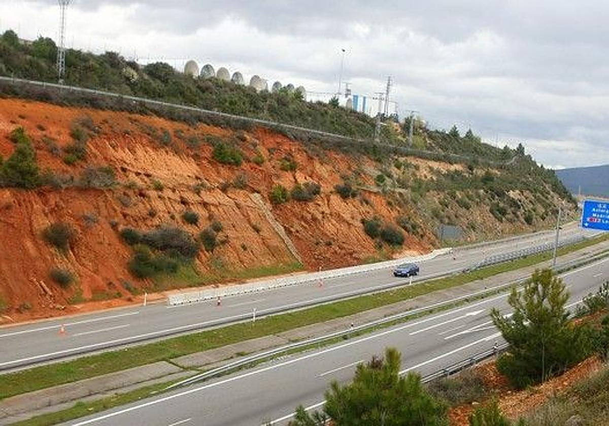 Imagen de archivo de la A-6 a su paso por El Bierzo.