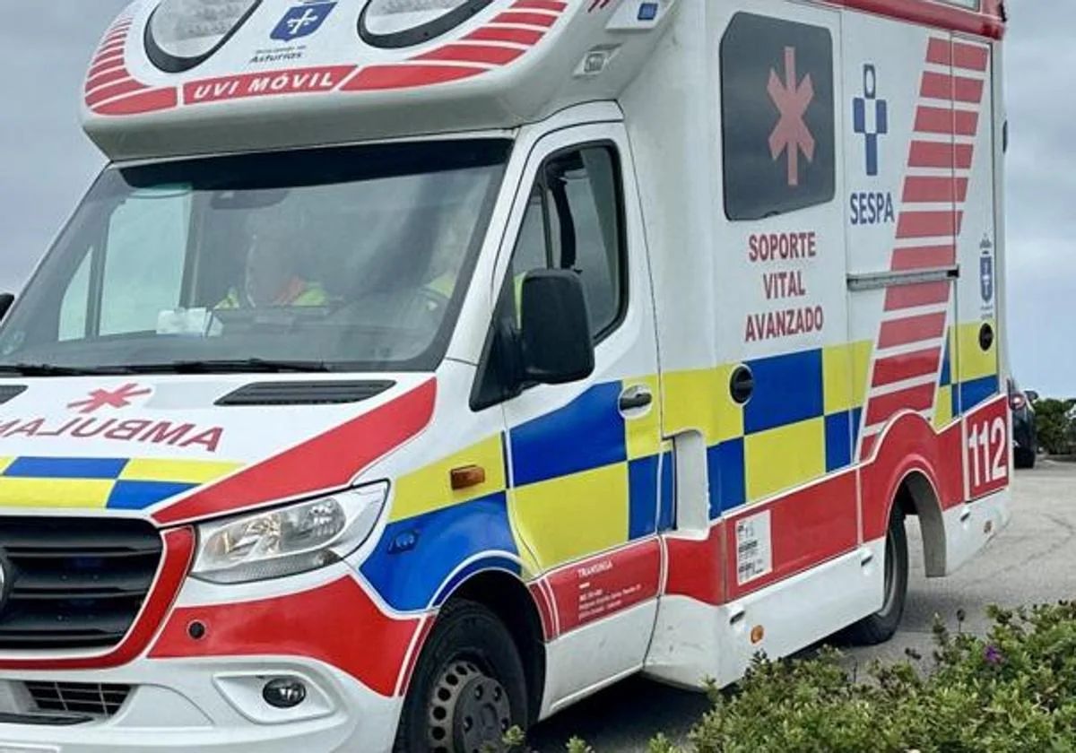 Ambulacia del Servicio de Emergencias de Asturias.