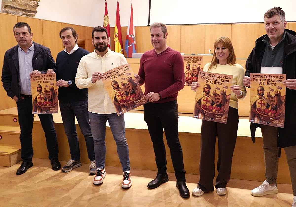 Imagen de la presentación del I Festival de exaltación de productos de calidad de El Bierzo.
