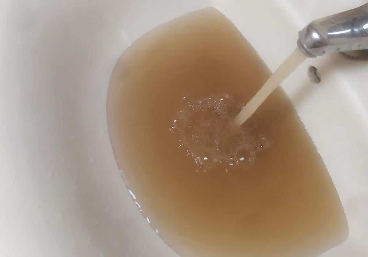 Imagen del agua en Las Médulas.