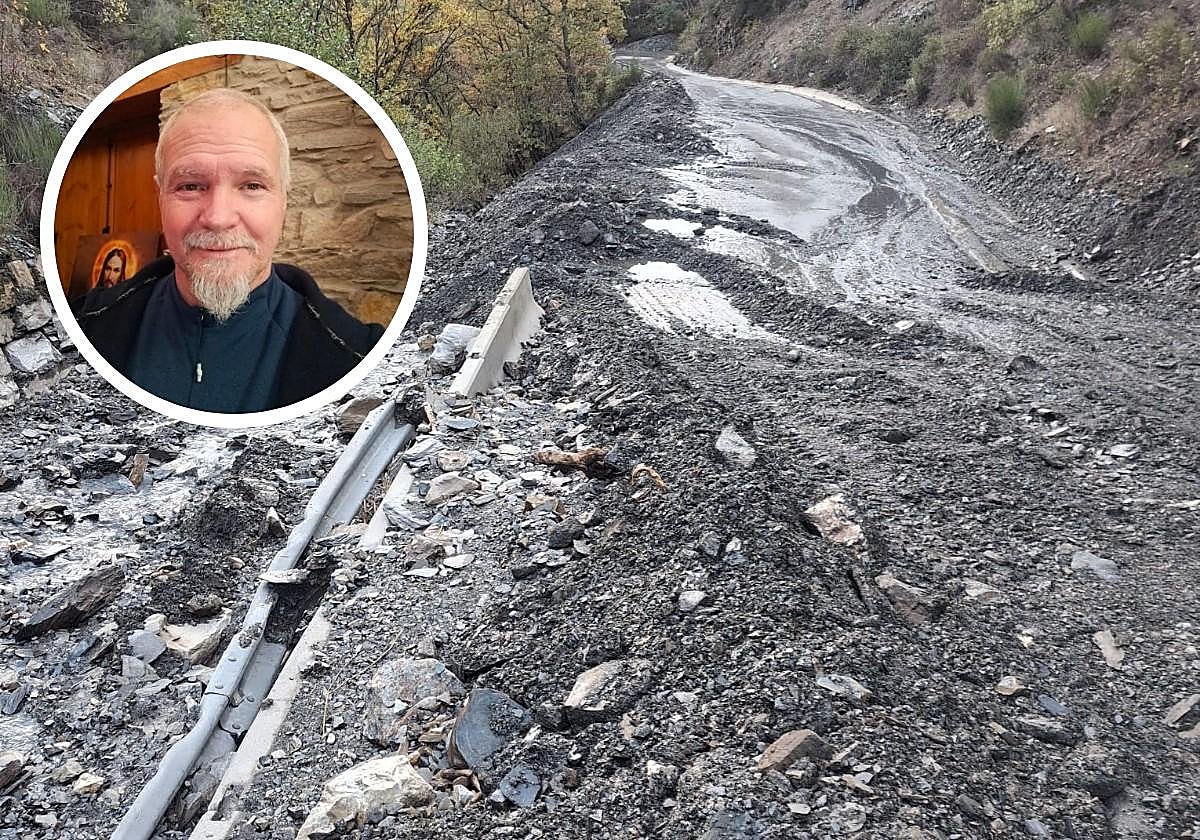 Nacho Morión es el vecino de Peñalba de Santiago que ha recorrido 21 kilómetros a pie para poder hacer la compra.