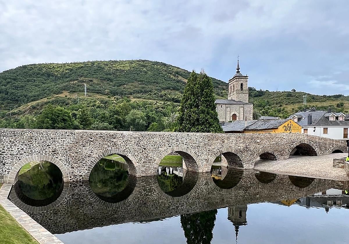 Imagen del Puente Romano o Puente de los Peregrinos.