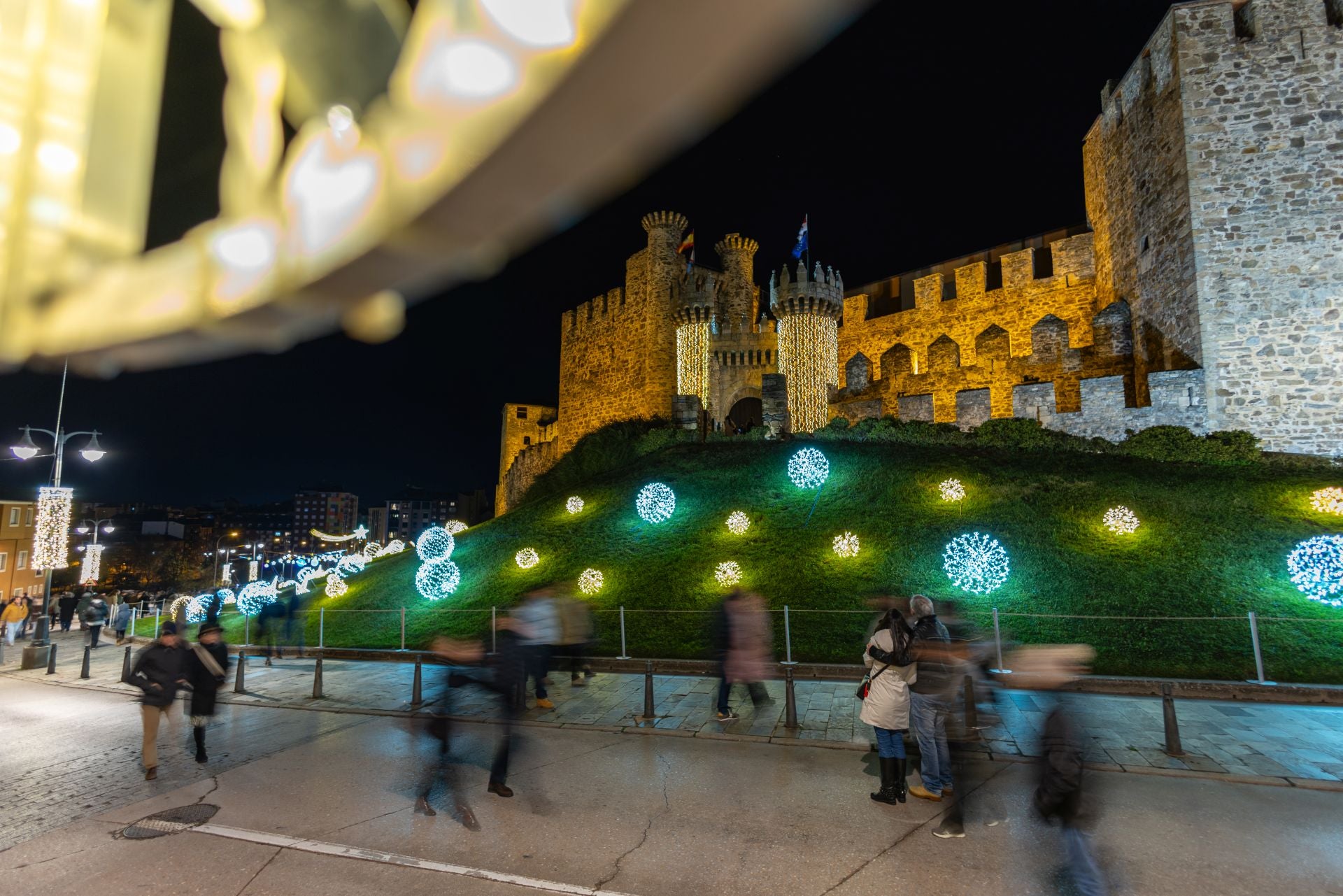 Las mejores imágenes de las luces de Navidad de Ponferrada