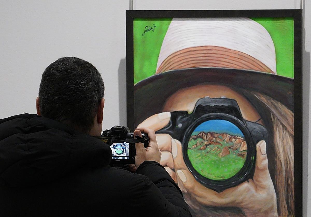 Inauguración de la exposición dedicada a Las Médulas en la Casa de la Cultura de Ponferrada